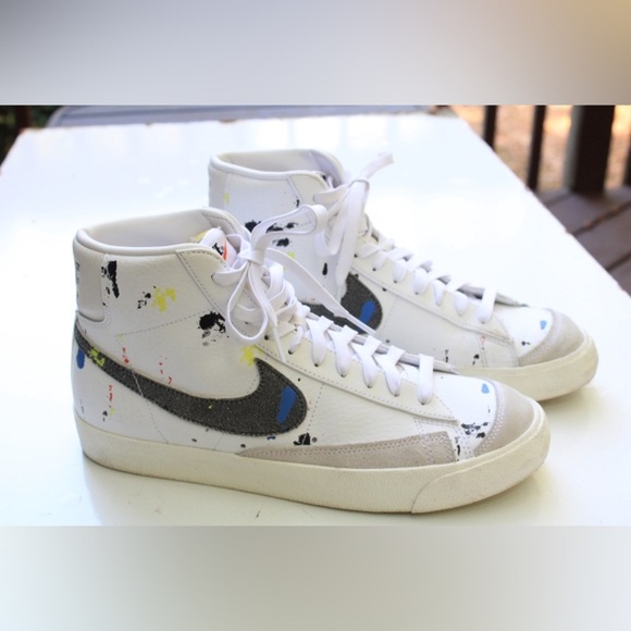 Nike blazer paint splatter sneakers - Picture 12 of 13